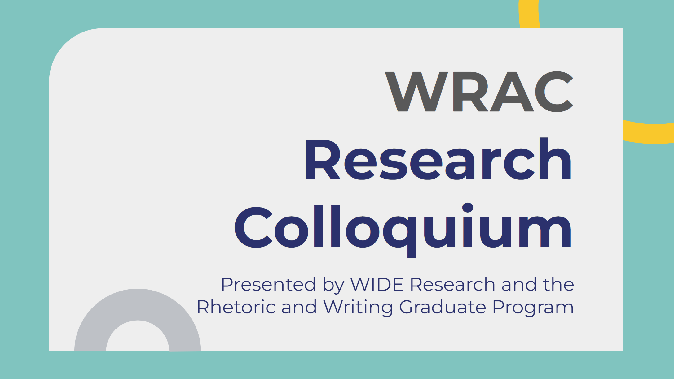 Read more about the article WRAC Research Colloquium 2023